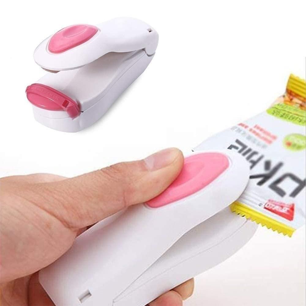 Portable Mini Heat Sealer Machine – Handheld Food & Snack Bag Sealing Tool for Airtight Storage (Multicolor)