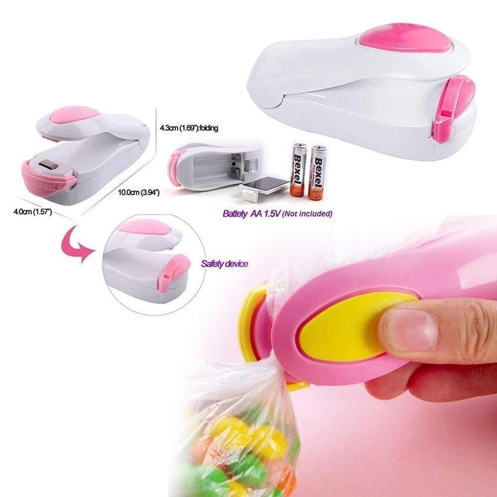 Portable Mini Heat Sealer Machine – Handheld Food & Snack Bag Sealing Tool for Airtight Storage (Multicolor)