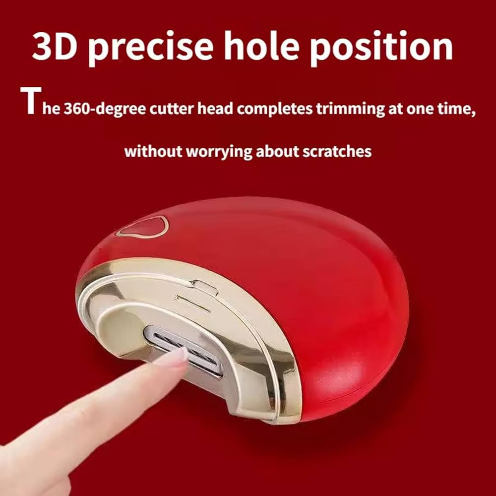 Rechargeable Electric Nail Clipper with LED Light – Safe Automatic Nail Trimmer for Baby, Kids & Seniors