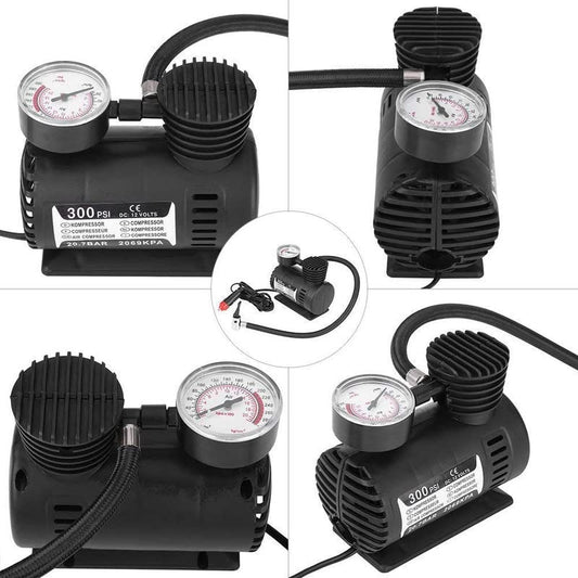 Portable Mini Air Pump for Car, Bike & Bicycle | Fast Air Inflation / Compressor (250 PSI)