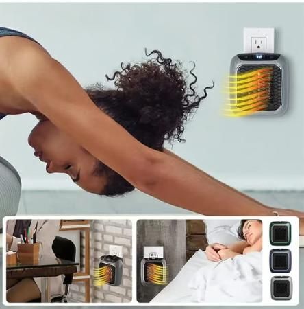 800W Portable Infrared Room Heater – Silent Wall-Mounted Electric Stove for Home &amp; Office