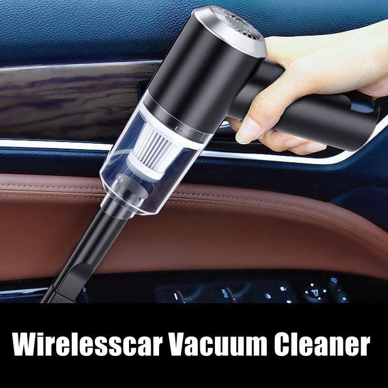 Portable Air Duster Wireless Vacuum Cleaner | 2-in-1 Mini Air Blower & Dust Cleaner | Rechargeable Cordless Vacuum