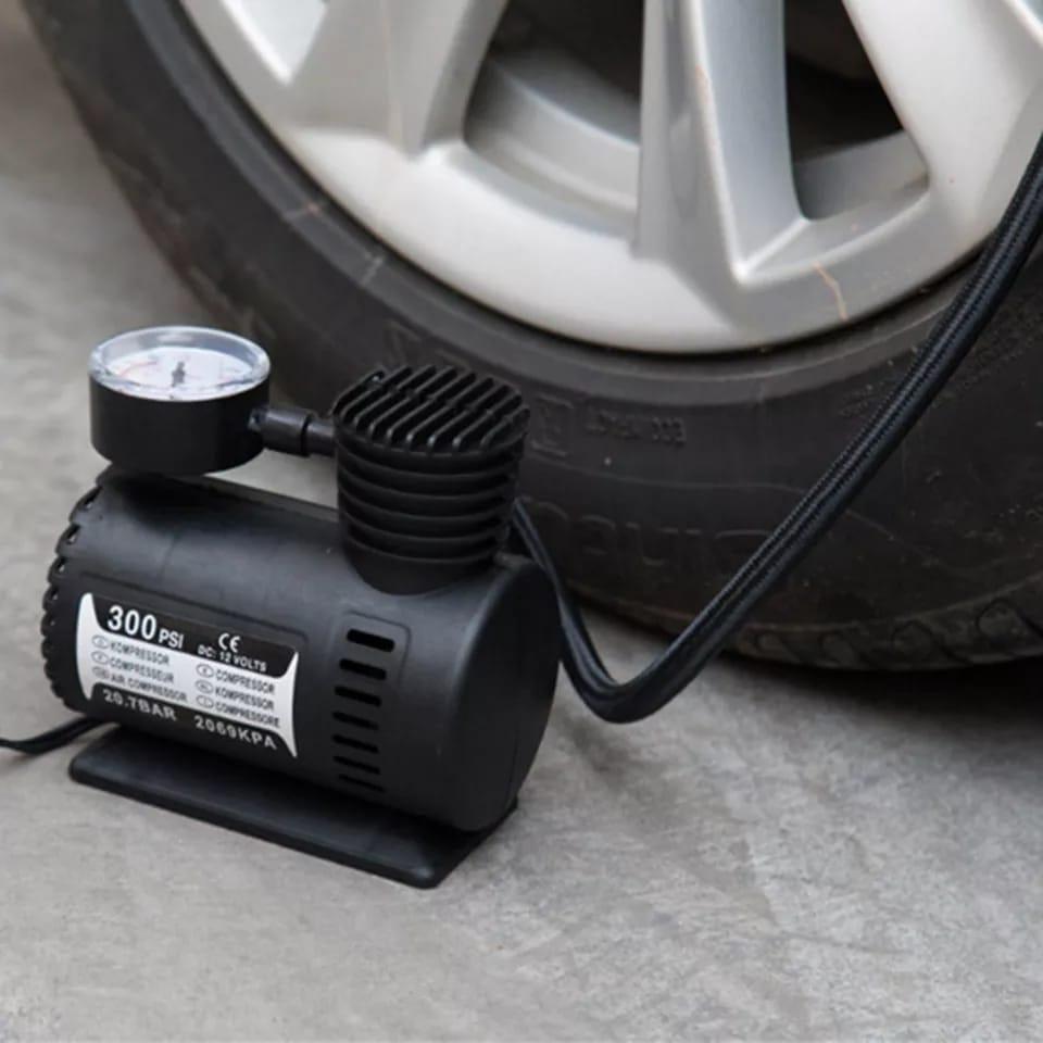 Portable Mini Air Pump for Car, Bike & Bicycle | Fast Air Inflation / Compressor (250 PSI)