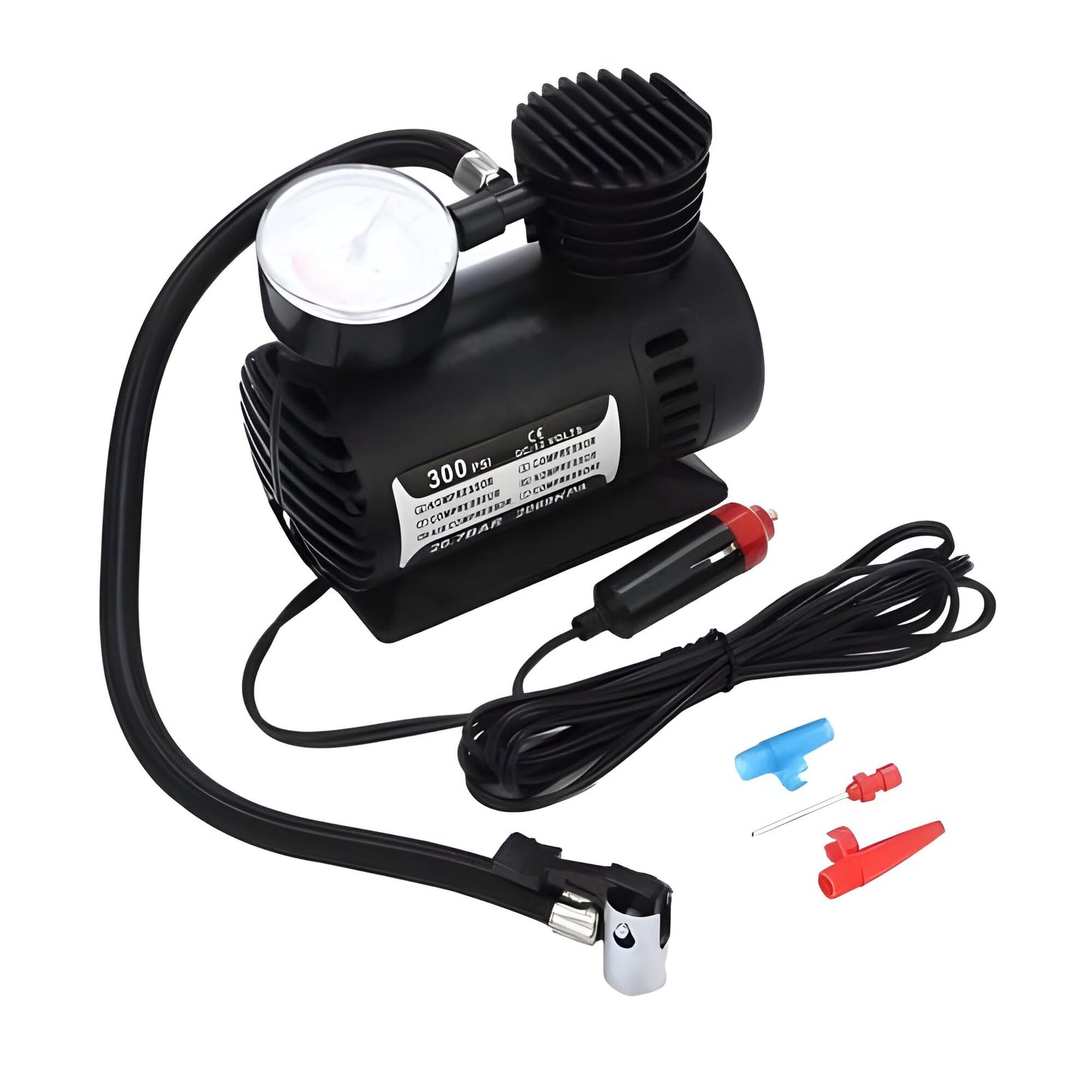 Portable Mini Air Pump for Car, Bike & Bicycle | Fast Air Inflation / Compressor (250 PSI)