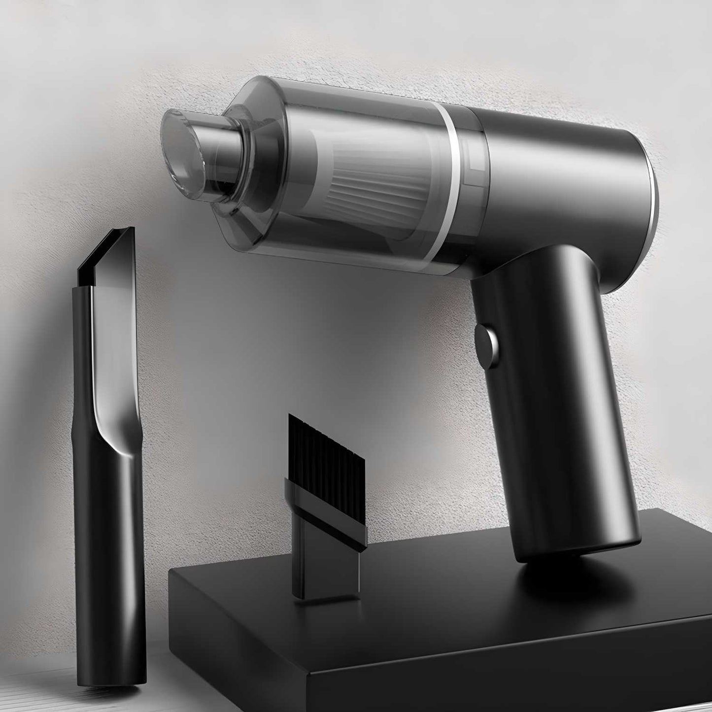 Portable Air Duster Wireless Vacuum Cleaner | 2-in-1 Mini Air Blower & Dust Cleaner | Rechargeable Cordless Vacuum