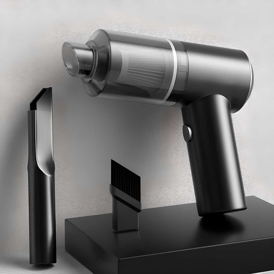 Portable Air Duster Wireless Vacuum Cleaner | 2-in-1 Mini Air Blower & Dust Cleaner | Rechargeable Cordless Vacuum