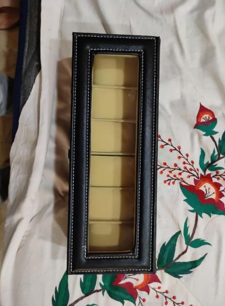 Wood Watch Box Organizer with Glass Display | 6-Slot Wooden Watch Storage Case | Luxury Watch Holder for Men & Women